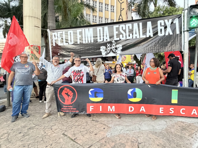 Ato pelo fim da 6x1 realizado no dia 26 de maio, em Goiânia