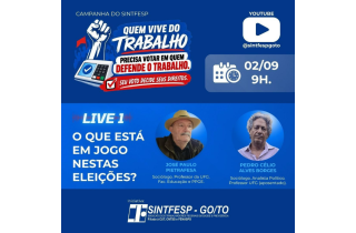 SINTFESP-GO/TO realiza campanha pelo voto consciente.