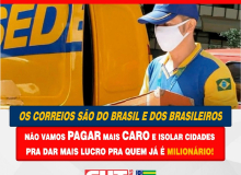 CUT Goiás denuncia abuso contra servidores dos Correios