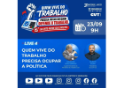 SINTFESP GO/TO realiza quarta live da campanha pelo voto consciente