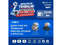 SINTFESP GO/TO realiza quarta live da campanha pelo voto consciente
