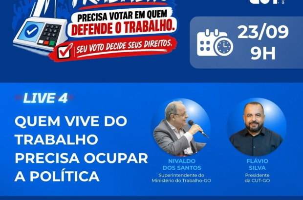 SINTFESP GO/TO realiza última live da campanha pelo voto consciente