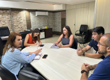 SINTEGO cobra melhoria no atendimento do IMAS em reunião com a presidência