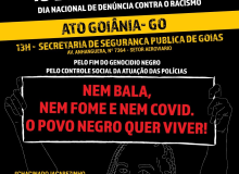 Atos contra o extermínio do povo negro acontecem hoje em todo o Brasil