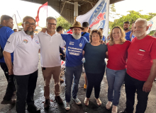 CUT Goiás participa do ato público em defesa da SANEAGO