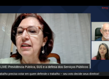 SUS,  Previdência e serviço público são destaques em live do SINTFESP GO/TO