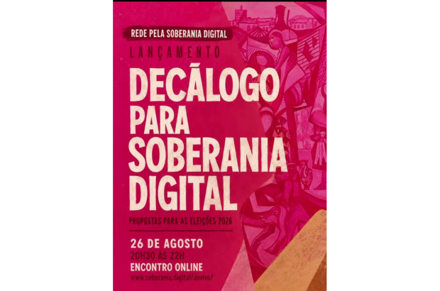 Decálogo pela soberania digital da classe trabalhadora será lançado nesta quarta, 26
