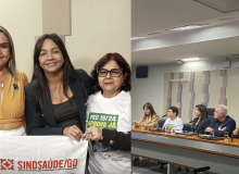 Diretoras do SINDSAÚDE/GO participam de audiência pública sobre a PEC nº 19/2024.