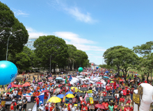 CUT e demais centrais sindicais realizam Marcha da Classe Trabalhadora em Brasília