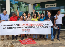 Sindicatos cobram recomposição das perdas salariais dos servidores da saúde de Goiás