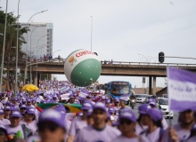 CUT Goiás e sindicatos filiados participam da 7ª Marcha das Margaridas