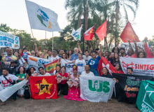 Ato na Praça Universitária une estudantes e trabalhadores pelo fim da escala 6x1