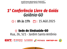 CUT Goiás realiza Primeira Conferência Livre da Pessoa Idosa
