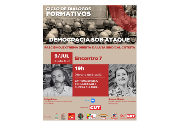CUT realiza o 7º Encontro do Ciclo de Diálogos Formativos.
