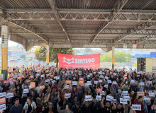 Greve dos trabalhadores da educação municipal de Goiânia é iniciada