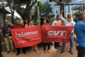 CUT Goiás marca presença no ato Sem Anistia Prisão para os Golpistas em Goiânia