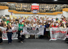 SINTEGO e CUT Goiás participam de audiência pública sobre terceirização das merendas