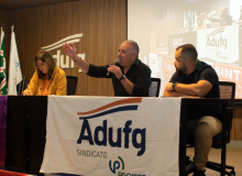 Visita do presidente nacional da CUT, Sérgio Nobre, em Goiás